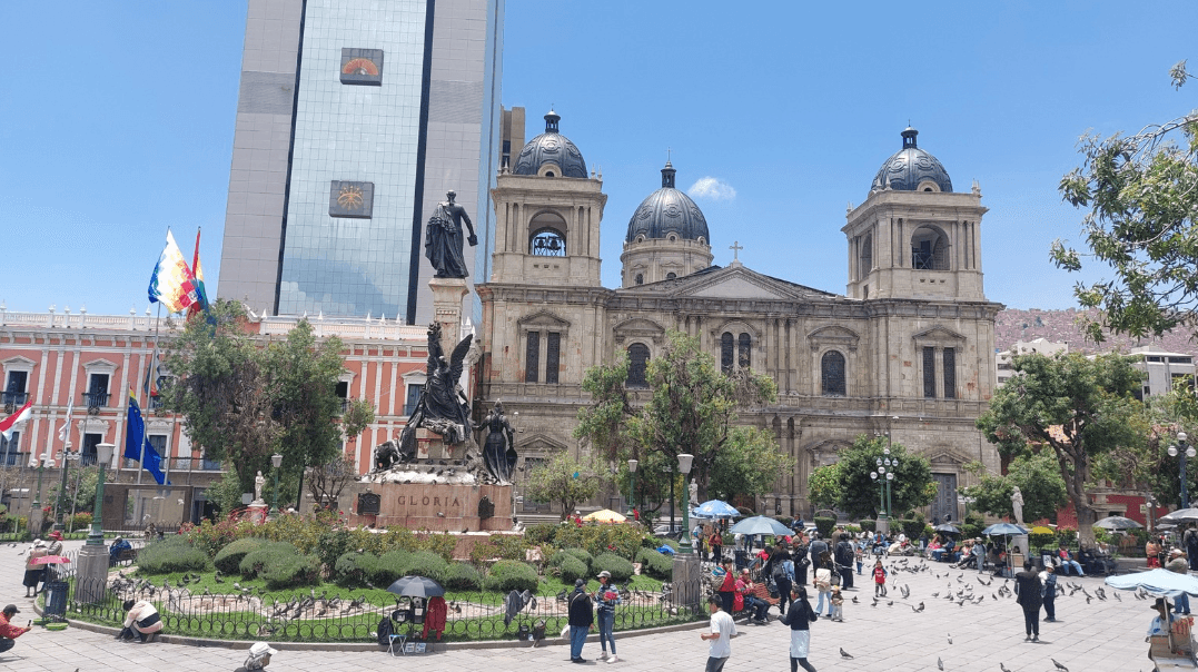 Plaza central - La Paz - Bolivia