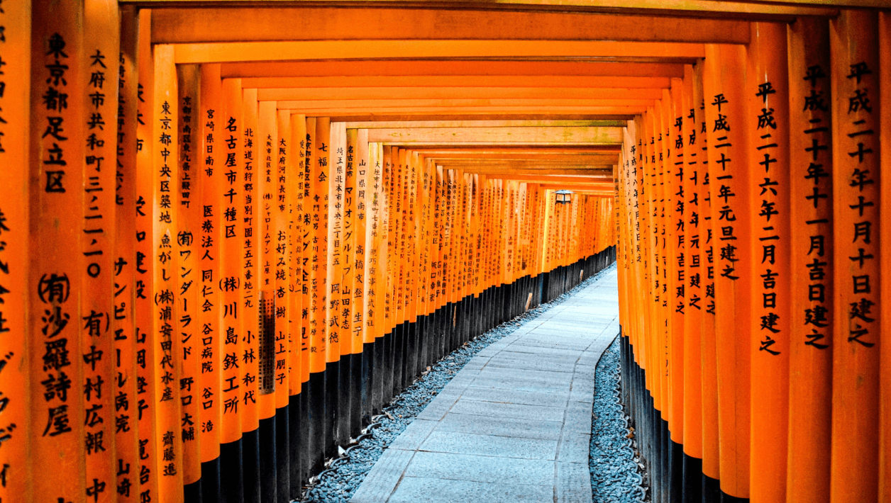 Puertas Torii - Kioto - Japón
